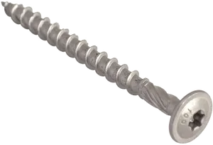 Metal Screw Single Isolated PNG Image