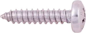 Metal Screwwith Flat Head PNG Image