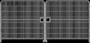 Heras Fencing Vehicle Gates, HD Png Download PNG
