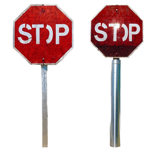 Metal Stop Sign PNG 05232024 PNG image with transparent background