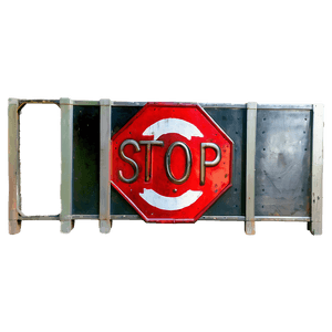 Metal Stop Sign PNG uib PNG image with transparent background
