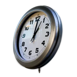 Metal Wall Clock Png 06262024 PNG Image