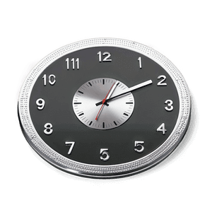 Metal Wall Clock PNG 06262024 PNG with transparent background