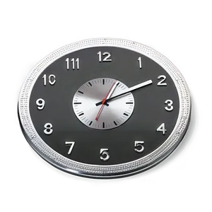 Metal Wall Clock Png 06262024 PNG Image