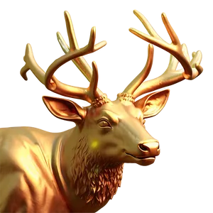 Metallic Deer Head Texture Png Rwb PNG Image