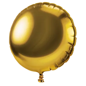 Metallic Gold Balloon Png 06212024 PNG Image