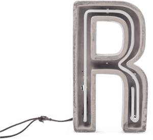 Alphacrete, Concrete Neon Light R-0 - R Neon Light Png, Transparent Png PNG with transparent background