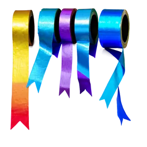 Metallic Party Streamers Png Xha53 PNG Image