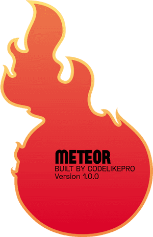 Meteor Wordpress Starter Theme - Fireball Vector Images Png, Transparent Png PNG with transparent background