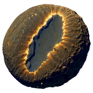 Meteorite Crater Impact Zone Png Fft PNG Image