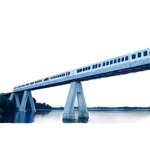 Metro Rail Bridge Png Qth PNG Image