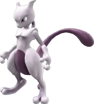 Mewtwo Pokemon Character Profile PNG Image