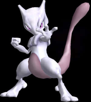 Mewtwo Power Stance PNG image with transparent background