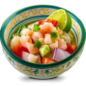 Mexican Ceviche Seafood Png Ebi PNG Image