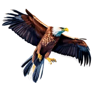 Mexican Eagle Watercolor Png Thi PNG Image