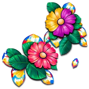 Mexican Fiesta Flowers Png Ioh PNG Image