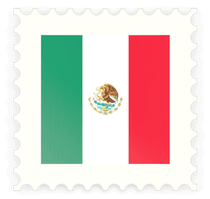Mexican_ Flag_ Stamp PNG
