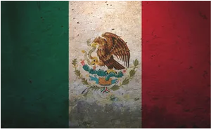 Mexican Flag Textured Background PNG Image