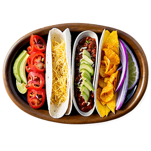 Mexican Food Platter PNG nbo PNG image with transparent background
