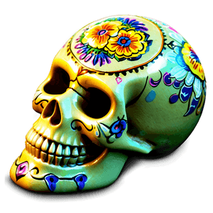 Mexican Skull Art PNG 06112024 PNG image with transparent background