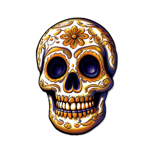 Mexican Skull Art PNG 46 PNG image with transparent background