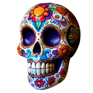 Mexican Skull Art PNG rnh32 PNG image with transparent background