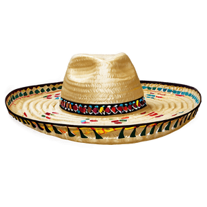 Mexican Sombrero Hat PNG kkt PNG image with transparent background