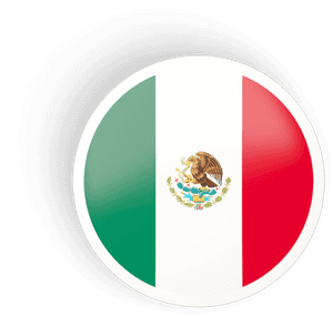 Mexico Flag Icon Png - Mexico Round Flag Icon, Transparent Png PNG image with transparent background