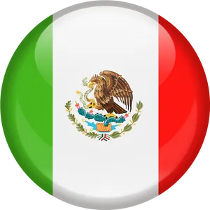 Mexico Flag Eagle Emblem PNG Image