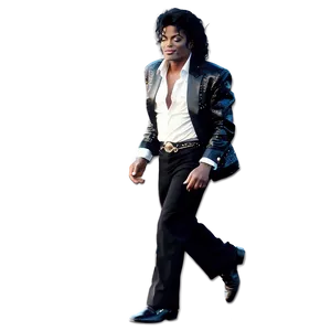 Michael Jackson Moonwalk Thriller Png 06252024 PNG Image