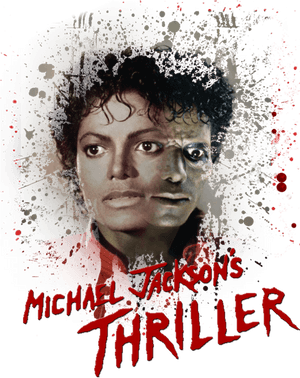 Michael Jackson Thriller Transformation PNG image with transparent background