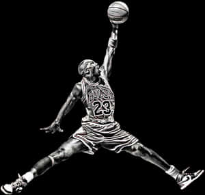Michael Jordan Air Jump Bulls23 PNG image with transparent background