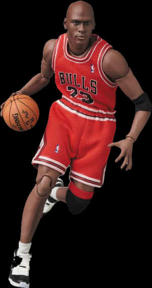 Michael Jordan Bulls Action PNG image with transparent background