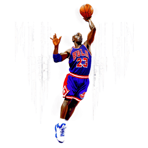 Michael Jordan Dunking PNG 05212024 PNG image with transparent background