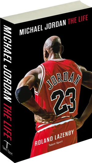 Michael Jordan The Life Book Cover PNG Image