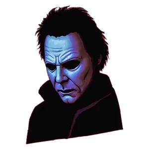 Michael Myers Face Silhouette Png Yty84 PNG Image