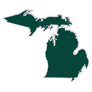 Michigan State Outline Png Lcm PNG Image