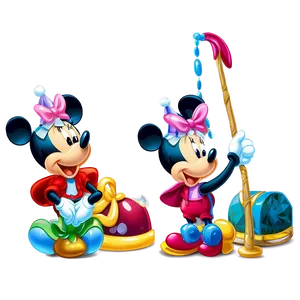 Mickey And Minnie Adventure Png Cdp70 PNG Image