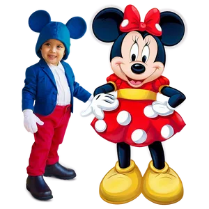 Mickey And Minnie Costume Png Qbh96 PNG Image