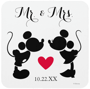 Mickey Minnie Wedding Date PNG image with transparent background