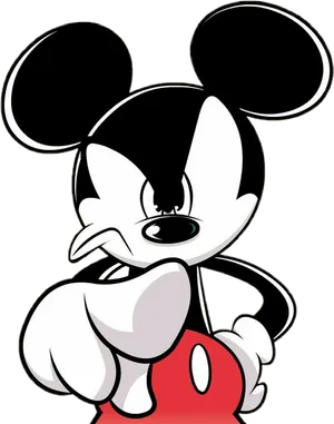 Mickey_ Mouse_ Classic_ Pose PNG Image