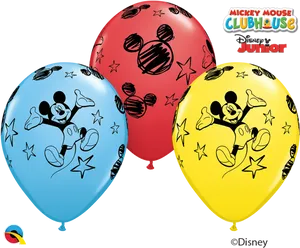 Mickey Mouse Clubhouse Balloons PNG Image