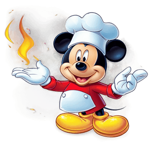 Mickey Mouse Cooking Chef PNG 05032024 PNG image with transparent background