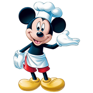 Mickey Mouse Cooking Chef PNG snj PNG image with transparent background