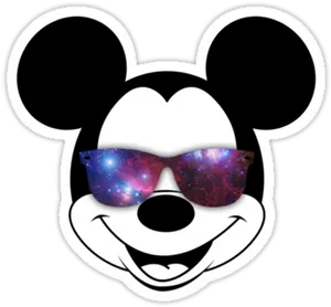 Mickey_ Mouse_ Cosmic_ Sunglasses PNG Image