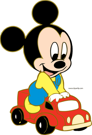 Mickey Toy Car Driving Clipart Png, Transparent Png PNG image with transparent background