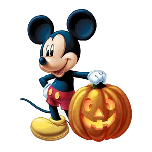 Mickey Mouse Halloween Celebration Png Iqe28 PNG Image