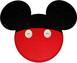 Mickey Mouse Logo Graphic PNG Image