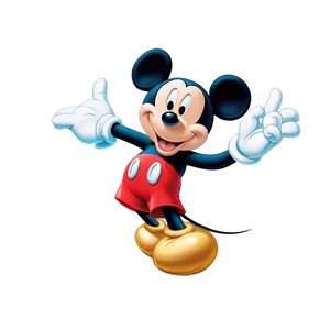 Mickey Mouse Pose Image Png Jwe PNG Image