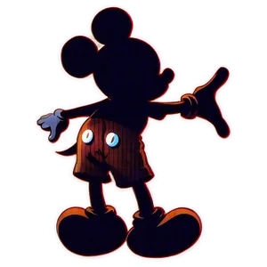 Mickey Mouse Silhouette Art Png 91 PNG Image